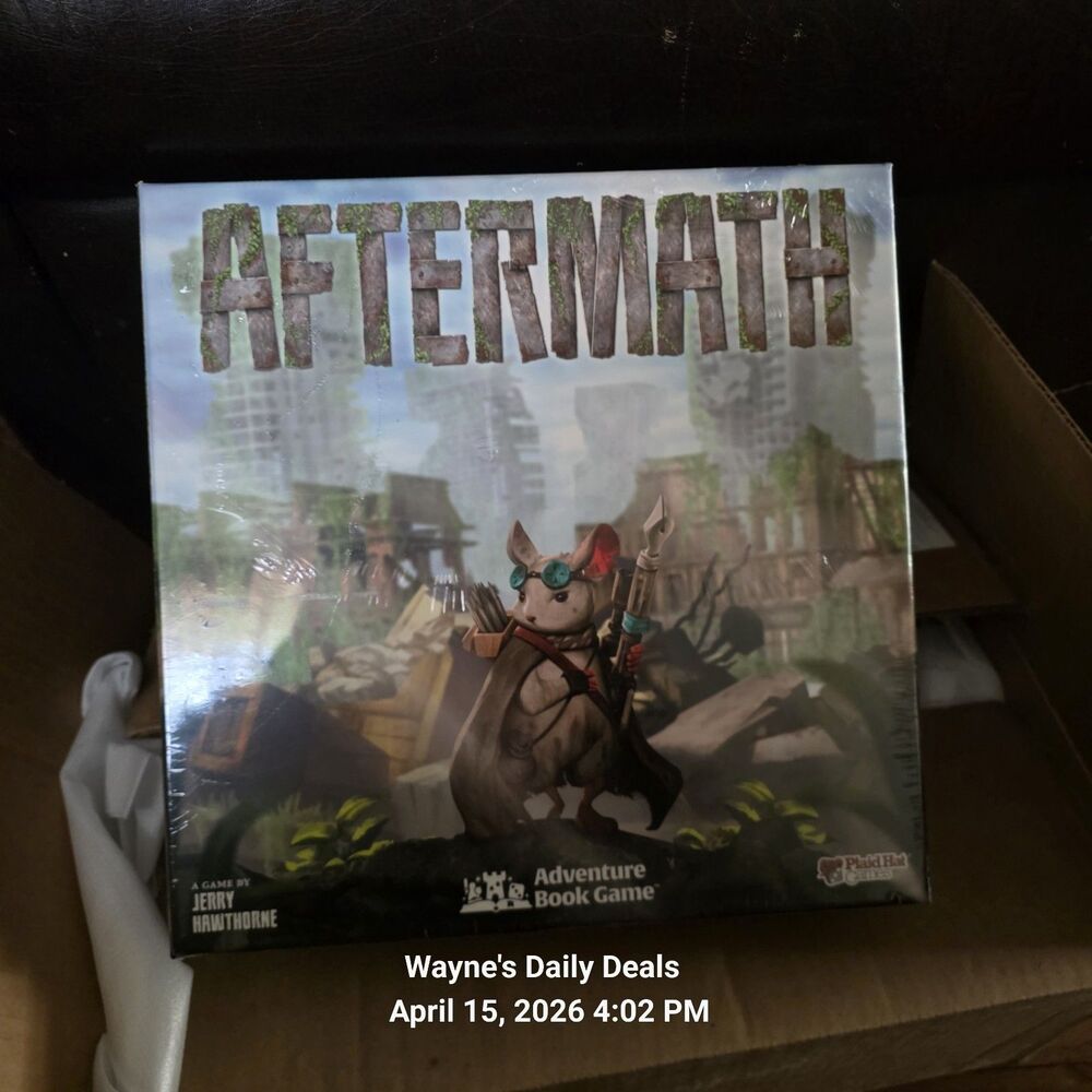 Aftermath Board Game Adventure Book Game